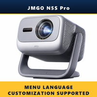 Projecteur laser triple couleur N5S Pro 4K Ultra HD avec fonction de zoom et de déplacement de l'objectif, pour cinéma maison intelligent