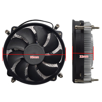 Ventilateur de refroidissement de CPU intégré noyau en cuivre ultra mince petit châssis radiateur spécial nouveau 1U Intel LGA 115x pin spécial pour CPU