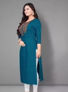 Costume Salwar en coton Khadi avec dupatta, vêtements ethniques élégants pour femmes, plusieurs tailles, vente en gros, pour tous les jours, les fêtes et les occasions spéciales - Product Image 2