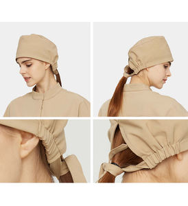 Bonnet médical ajustable en spandex Yilong pour cheveux longs, avec lien arrière, respirant et confortable, pour infirmières et médecins - Product Image 5