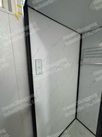 Ensemble complet de salle de bain préfabriqué avec cabine de douche et cabine de toilette