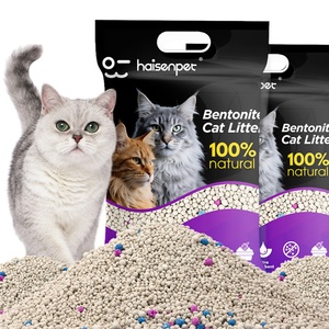 Arena para Gatos de Bentonita en Forma de Bola, Aglutinación Rápida, Bajo Contenido de Polvo, Gránulos Suaves, Control de Olores, Suministro a Granel OEM - Product Image 1