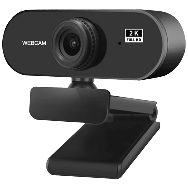 Webcam 2K Full HD Web Camera With Microphone USB Plug Web Cam for PC Computer Mac Laptop Desktop YouTube Skype Mini Camera