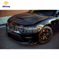 Capot de capot en fibre de carbone en nid d'abeille de style OEM pour Dodge Charge Hellcat Srt 2015-2023