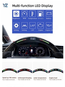 Volant LED en fibre de carbone véritable YZ en promotion avec palettes de changement de vitesse en fibre de carbone pour Honda Acura TLX/TX – Pièces de mise à niveau haut de gamme - Product Image 5