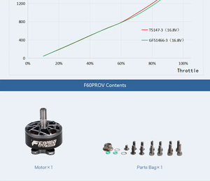 Moteur RC THOBBY F60PROV 1950KV pour Drone de Course FPV 5 Pouces, Moteur Brushless 2207 Série Pro V en Alliage pour Aéronefs - Product Image 5