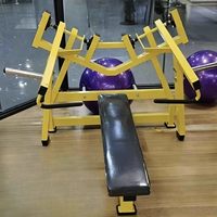 ASM-H2028 Presse pectorale horizontale de qualité commerciale en acier, machine de musculation professionnelle pour la musculation des pectoraux en salle de sport
