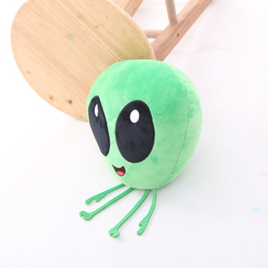 All'ingrosso peluche alieno peluche peluche peluche di peluche giocattolo adorabile creatura verde grande testa aliena peluche - Product Image 6