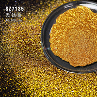 Titanfreies Gold-Kosmetikpigment: Perlglanz-Mica für Lipgloss, Nagel-Mica, Kristallpulver-Pigment