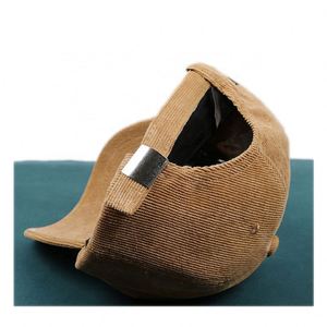 Créez votre propre logo, casquette de papa non structurée à 6 panneaux, broderie personnalisée, casquette en velours côtelé - Product Image 5