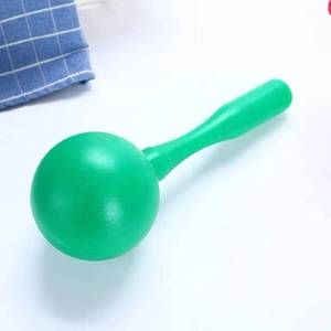 มารากัสพลาสติกหัวกลมสีเหลือง 21*8 สำหรับเด็กอุปกรณ์ช่วยสอนดนตรีของเล่นเครื่องดนตรี - Product Image 3