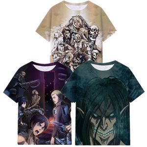 36 Diseños de Camisetas de Anime de Shingeki No Kyojin, Mikasa Ackerman, Rivaille, en Material de Seda de Leche, para Mujeres, Hombres y Niños - Product Image 1