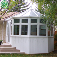 Serre en aluminium de style victorien Pavillon de jardin Gazebos Glass Wedding Glass House