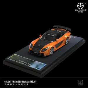 Time Micro 1:64 RX-7 <span class=keywords><strong>Fast</strong></span> <span class=keywords><strong>and</strong></span> <span class=keywords><strong>Furious</strong></span> Modèle de voiture en alliage métallique pour collection, exposition et cadeau - Product Image 5