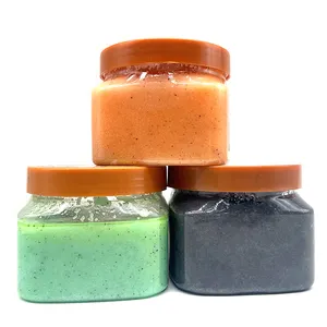 Wholesale Custom 650g Exfoliation Shea Butter Sugar Body Scrub Coconut Lime 18 Oz