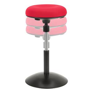 赤い成形フォーム生地張り湾曲トップ自己安定化人間工学ウォブルスツールチェア - Product Image 2