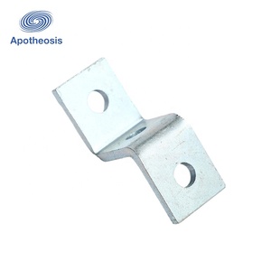 Z hình unistrut Kết nối tấm mạ kẽm <span class=keywords><strong>C</strong></span> kênh 3 lỗ kênh phù hợp - Product Image 4