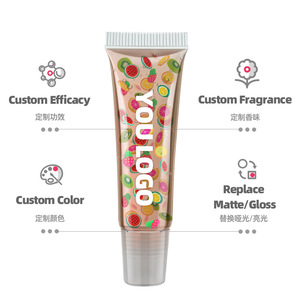 Bálsamo labial en tubo suave de 10 ml con rodajas de frutas, hidratante para mujeres - Product Image 3