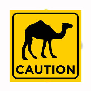 Testo personalizzato barriera di avvertimento per animali ferma attraversamento pedonale strada che attraversa segnali di sicurezza stradali - Product Image 2