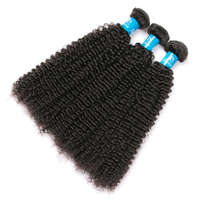 Tissage de cheveux brésiliens Remy — queen beauty, cheveux crépus bouclés, bon marché, échantillon gratuit, mèches de cheveux crépus bouclés, avec Lace Frontal Closure 360