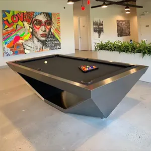 <strong>Hot</strong> <strong>Sale</strong> Modern Style Sports 7ft 8ft 9ft Solid Wood Stable Billiards <strong>Table</strong> Legs Rubber Slate <strong>Cheap</strong> Dinner Pool <strong>Table</strong> - Product Image 4