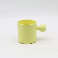 Mug à thé en porcelaine écologique avec poignée unique, capacité de 300 ml, design original, couleurs personnalisables, logo, cadeau d'entreprise pour les couples