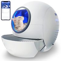 Large Portable Automatic Cat Litter Box, Toilet Furniture
