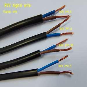 Applications d'ingénierie de bureau domestique personnalisées <span class=keywords><strong>gaine</strong></span> <span class=keywords><strong>isolante</strong></span> en PVC câbles et fils à noyau de cuivre sans oxygène - Product Image 1