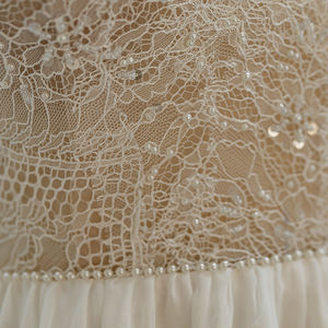 Guest Vintage V-cuello perlas vestidos de novia para mujer Jancember RL238 - Product Image 5