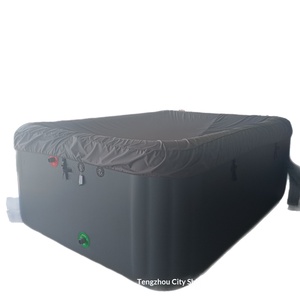 Customized Square Large PVC Drop Stitch Inflatable Above Water Swimming <strong>Pool</strong> <strong>with</strong> <strong>Filter</strong> Pump for Backyard Summer Play - Product Image 4