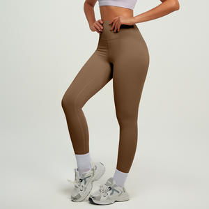 Leggings de Yoga de Nailon y Elastano de Alta Flexibilidad, 75% Nailon, 25% Elastano, Cintura Alta, Suaves y Cómodos para Correr, para Mujer - Product Image 1