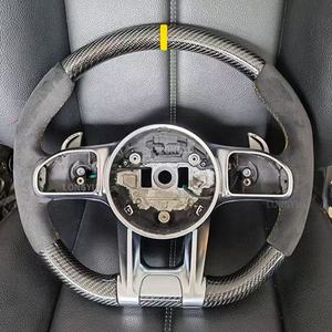 Volant sport en fibre de carbone pour Mercedes Benz C63 E53 E63 S63 S65 CLA45 CLS55 CLS63 SLC43 SLK55 <span class=keywords><strong>AMG</strong></span> Volant - Product Image 3