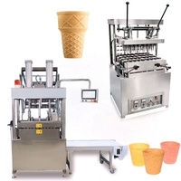 Petite machine à fabriquer des cornets de glace, moule à gobelets en papier, équipement de production de biscuits