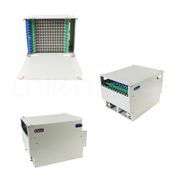 Boîtier de terminaison coulissant ODF 1U 19 pouces pour montage en rack, pour fibre optique FTTH, SC LC UPC APC, 12/24 ports, entièrement équipé