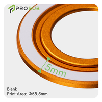 Prosub Sublimations-Magnetischer Handyhalter Zweifach Faltbarer Telefongriff-Ringständer 360° Rotation 180° Faltbar Blanko Individueller Logodruck