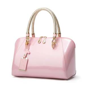 Bolsos de Cuero Brillante de Lujo para Mujer 2026, Bolso de Hombro Cruzado Moderno, Bolso de Mano de Cuero PU con Colgante - Product Image 2