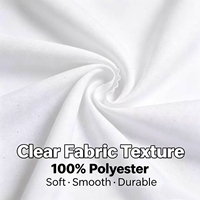 100% Polyester 38*150D 102*88 106GSM Knitterresistenter Atmungsaktiver Mikrofaserstoff für Arbeitshemden & Kleider