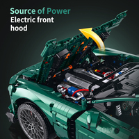 Blocs de construction de voiture de sport rétro Guly 10662 1:8 MOC, modèle de coupé de luxe, briques pour assemblage DIY, jouet pour adulte, cadeau de Noël