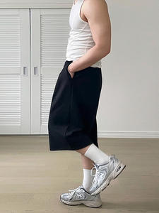 Pantaloncini da uomo con Logo personalizzato per allenamento da palestra <span class=keywords><strong>pantaloni</strong></span> sportivi <span class=keywords><strong>corti</strong></span> da uomo - Product Image 6