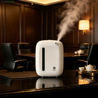 Diffuseur d'huiles essentielles sans eau G501 blanc, petit, intelligent, avec application, système de diffusion de parfum 400ml 900m³, mural, 1.6g/h, temporisation par condensateur, IoT