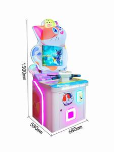 2025 intérieur mignon chat série jeux d'arcade Kit cadeau à pièces pêche course tir jeton 1 an de garantie - Product Image 4