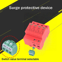 Parafoudre industriel LeiHao CE 385V 20-40KA T2 AC 4P SPD, protection contre les surtensions, protection contre la foudre rouge, système solaire