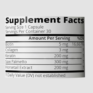 Suplemen pertumbuhan rambut memperkuat vitamin rambut reparasi Fuller DHT pemblokir kapsul vitamin rambut - Product Image 3