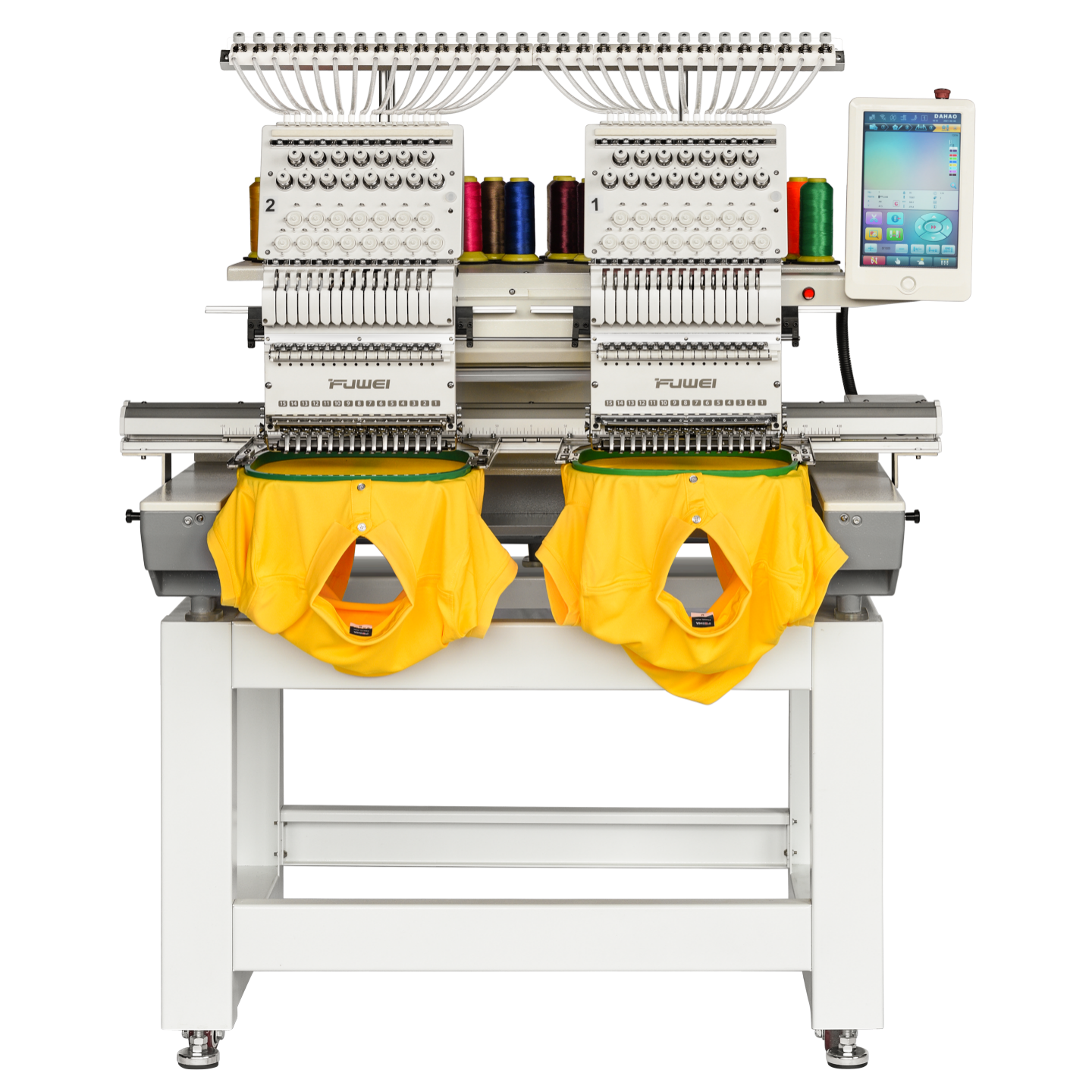 Same as tajima 2 heads embroidery machine