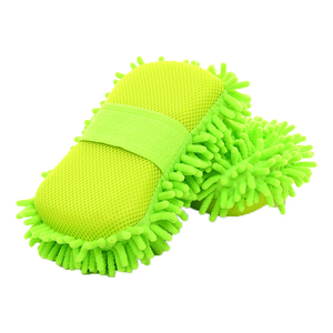 Éponge de lavage de voiture personnalisée, bloc Autocamp, absorbante, réutilisable, douce, respirante, motif en morceaux, gants d'éponge de nettoyage de voiture, beauté automobile - Product Image 1