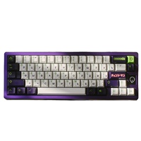 Boîtier de clavier en aluminium anodisé multicolore personnalisé, fabrication OEM, usinage CNC, clavier mécanique en métal