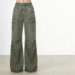 Herren Leichte Leinenhose Lässige Weite Beine Mittlerer Elastischer Bund mit Kordelzug Komfortabler Schnitt Schnelltrocknend Tägliche Kleidung OEM - Product Image 5