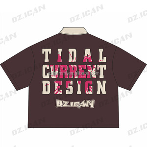 Designer Screen Print Hip Hop <b>t</b> <b>Shirt</b> and Shorts Set Boxy Heavyweight <b>T</b>-<b>shirt</b> Oversized Custom Zip up Graphic Embroidered <b>Shirts</b> - Product Image 1