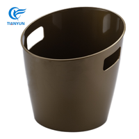 Produits tendance Seau à glace à champagne en plastique durable à double poignée pour les fêtes de bar