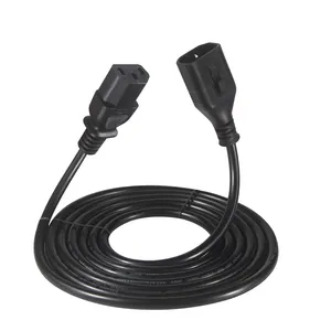 High Quality Computer Internal Cord 60 Power Socket Right Extension Cable Iec 60320 C13 C14